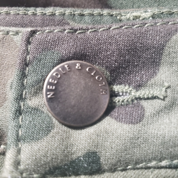 Needle & Cloth NWT Sz 4 Skinny Ankle Camo Jeans - Picture 14 of 15